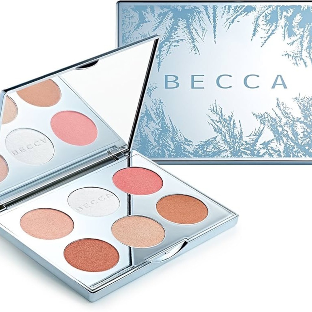 BECCA Pink and Gold Blush Palette Radiant Glow